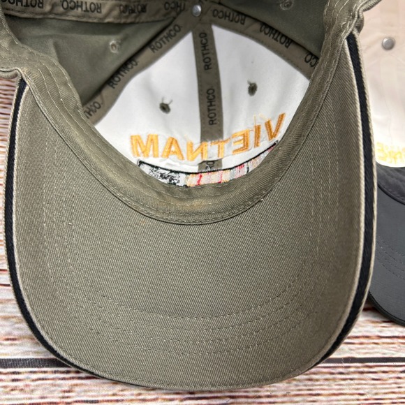 Vietnam Veteran USMC Hat Bundle Nike Golf Rothco Eagle Crest Adjustable Caps 3pc - Picture 8 of 14